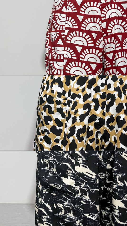 Pantalón Estampado POSH de Corte Clásico | Moda ética y sostenible hecha en Colombia