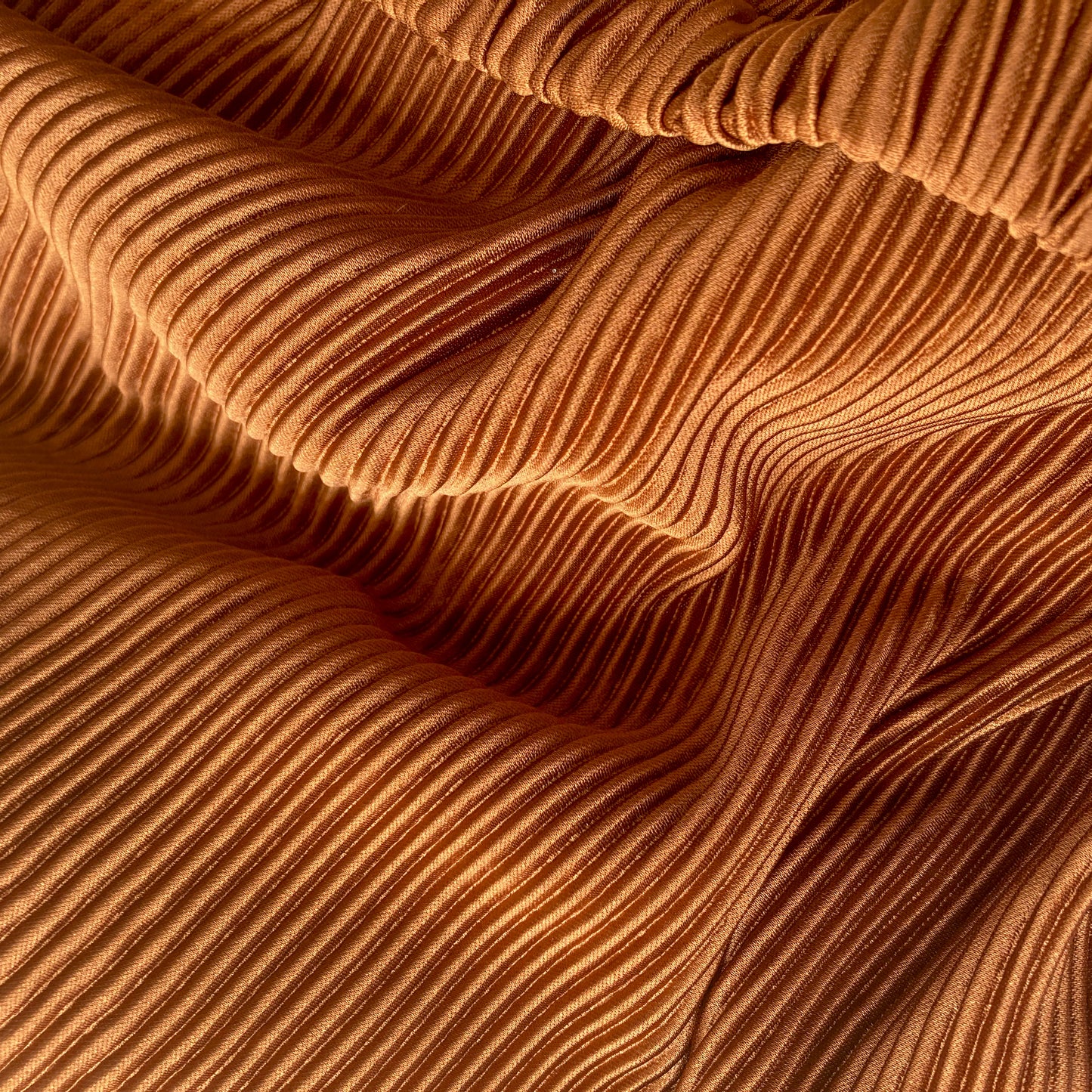 Set de short y blusa iri en tela plisada color caramelo. 100%  colombiano